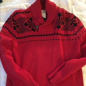 Boys Sweater and Flannel Shirt Bundle